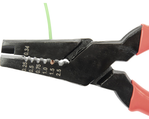 Striptang met groene kabel