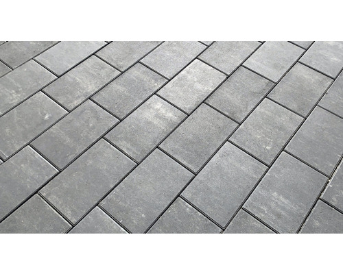 Bestrating van rechthoekige straatstenen