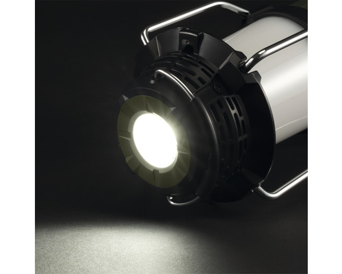 Acculamp met lichtstraal