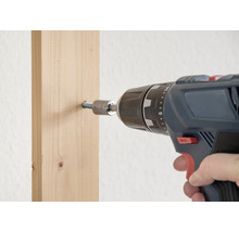 Accuboormachine schroeft schroef in hout