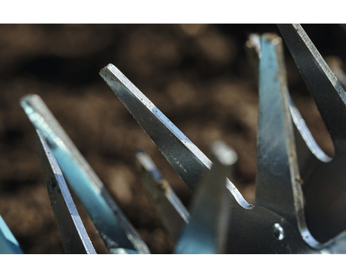 Close-up van een tuinkrabber