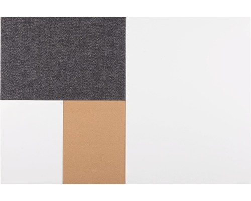 Materiaalmonster met textiel, papier en kunststof