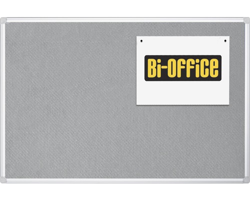 Vilt prikbord met Bi-Office logo
