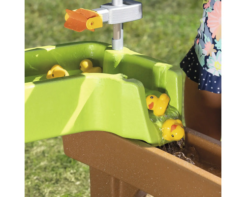 Waterspeeltafel met eenden en waterrad voor kinderen