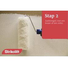 Verf wordt aangebracht met een verfroller
