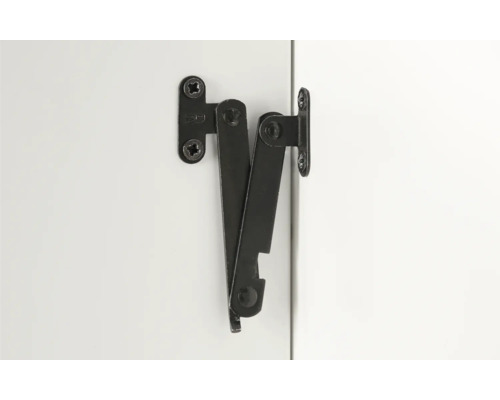 Meubelfallstütze bevestigd aan meubelstuk