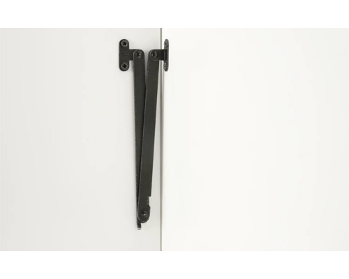 Meubelveer voor kastdeuren gemonteerd