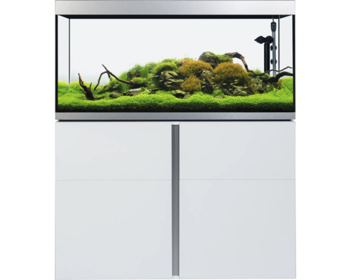 FLUVAL Aquariumcombinatie Siena 332 L met LED verlichting, verwarming, buitenfilter en onderkast wit 110x55x128 cm