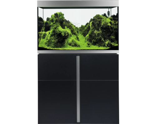 FLUVAL Aquariumcombinatie Siena 272 L met LED verlichting, verwarming, buitenfilter en onderkast zwart 90x55x128 cm