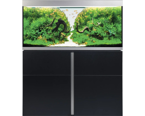 FLUVAL Aquariumcombinatie Siena 332 L met LED verlichting, verwarming, buitenfilter en onderkast zwart 110x55x128 cm