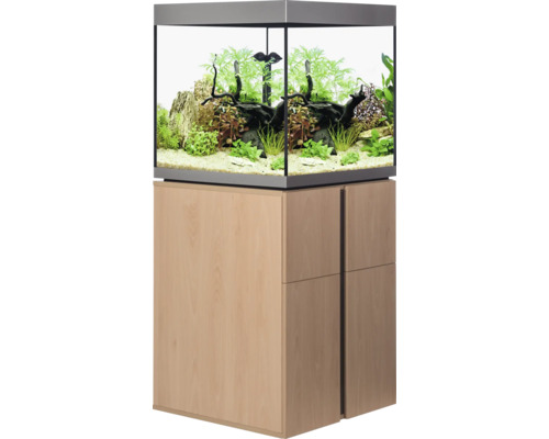 Aquarium met onderkast en planten