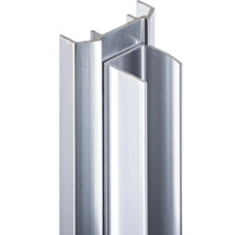 Detailopname van een aluminiumprofiel