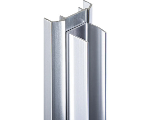 Detailopname van een aluminiumprofiel