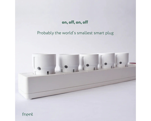 Verlengsnoer met vijf slimme stekkers