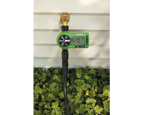 Waterklok met digitaal display en slangaansluiting