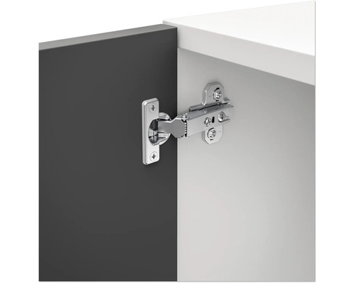 Scharnier op een meubel- of kastdeur