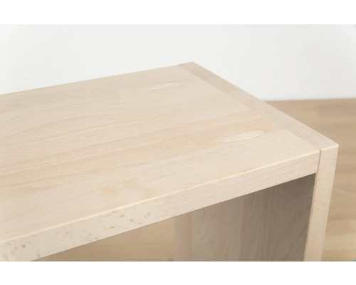 Detail van een houten bank