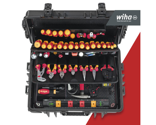 Geopende gereedschapskoffer met diverse gereedschappen