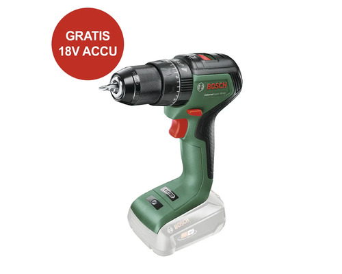 BOSCH Accu klopboor-/schroefmachine UniversalImpact 18V-60 **gratis accu**