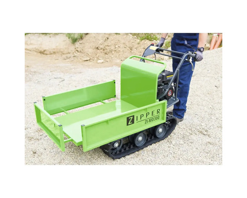 Gemotoriseerde kruiwagen met rupsbandaandrijving voor tuin- en landschapsbouw