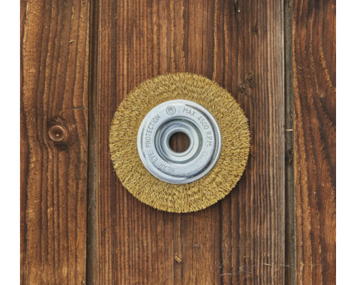 Draadborstel met maximaal 4500 toeren per minuut voor de boormachine