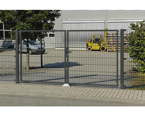 Dubbele metalen poort voor buiten