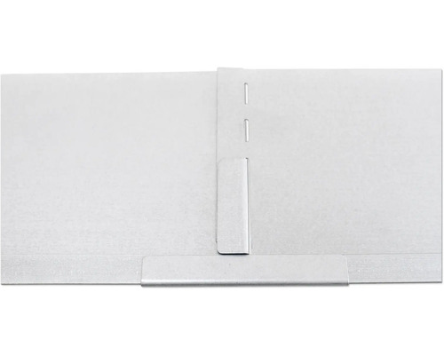 Detailopname van een metalen gevel met bevestigingselementen