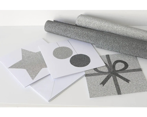 Decoratief papier met kerstmotieven en kaarten