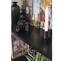 Decoratieve plank met vazen, camera en New York thema''s