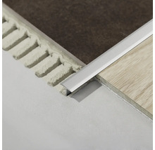 DURAL Scheidings- en afdekprofiel T-Floor zilver 7 mm x 100 cm