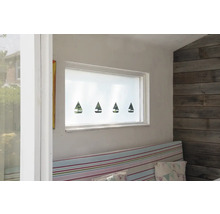 Interieur met raamfolie en bootmotieven