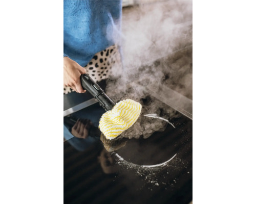 Reiniging van een kookplaat met een stoomreiniger