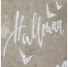 Halloween belettering en vleermuis motieven