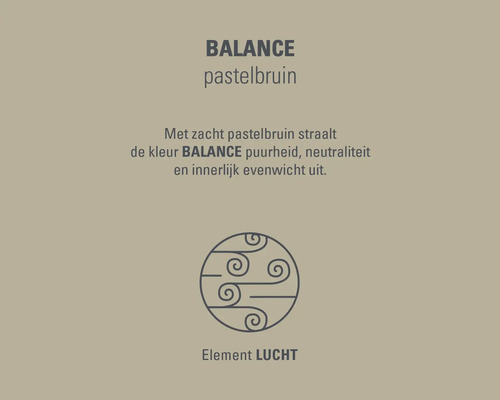BALANCE pastelbruin Element Lucht