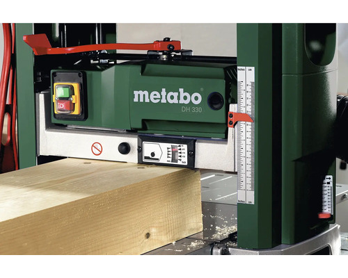 Metabo Schaafmachine DH 330 met werkstuk