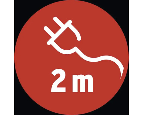 Symbool voor 2 meter kabellengte