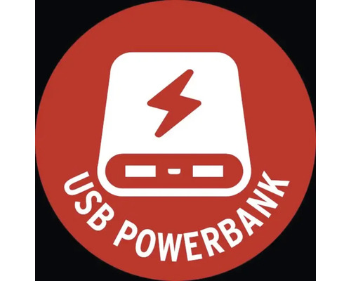 USB-powerbank symbool