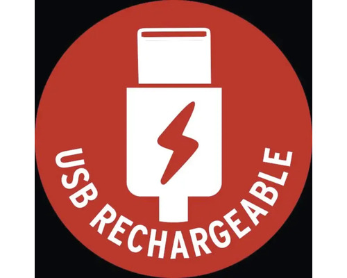 USB oplaadbaar symbool
