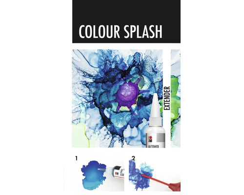 Kleurspatten met alcoholinkt en verlenger