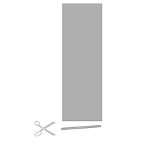 HOME FASHION Paneelgordijn Wuxi grijs 60x245 cm set van 6