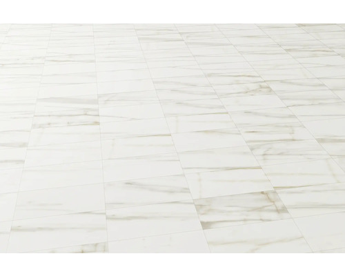 Vloer met rechthoekige tegels