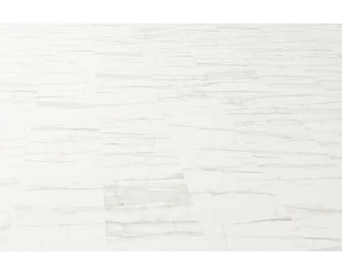 Gelegde vinylvloertegels met marmerdecor