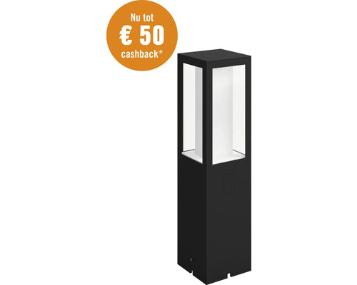 PHILIPS Hue White and Color ambiance LED tuinpaal Impress zwart 24V (excl. transformator) *Nu tot €50 cashback*