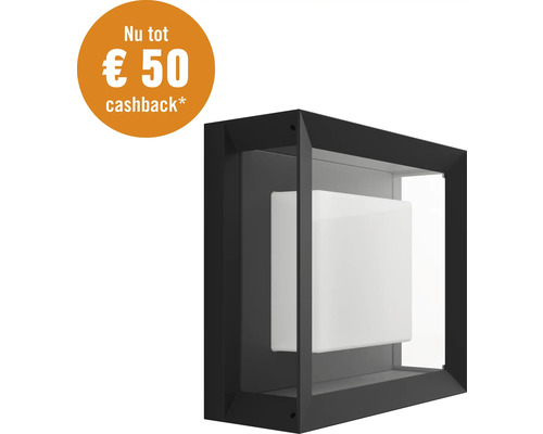 PHILIPS Hue White and Color ambiance LED buitenlamp Econic zwart *Nu tot €50 cashback*