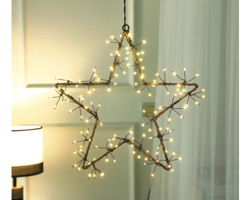 Decoratieve ster met verlichting voor binnenshuis