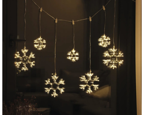 Sneeuwvlokken LED-lichtsnoer voor decoratie