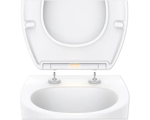 Open toiletbril van sanitair keramiek