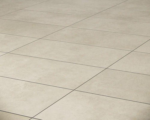 Tegelvloer met vierkante tegels en voegen