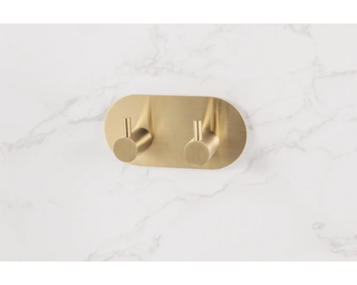 Dubbele handdoekhouder voor wandmontage