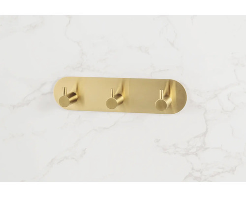 Wandkapstok met drie haken